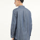 Men's Solid Slim Fit Shirt - Back View