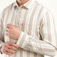Men's Striped Slim Fit Shirt - Detail View