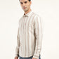 Men's Striped Slim Fit Shirt - Side View