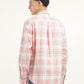 Men's Checkered Slim Fit Shirt - Back View