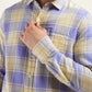 Men's Striped Slim Fit Shirt - Detail View
