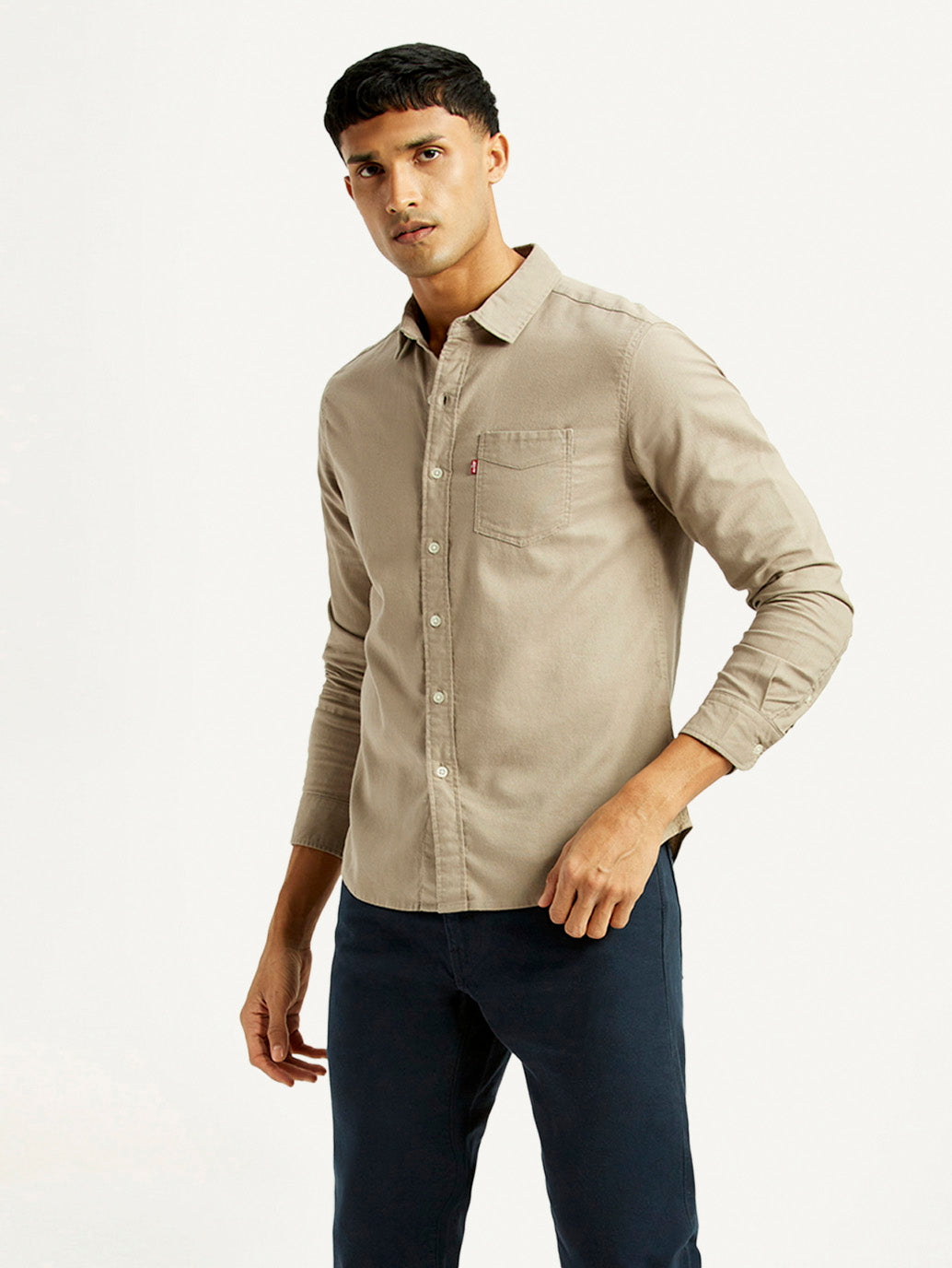 Men's Solid Slim Fit Shirt