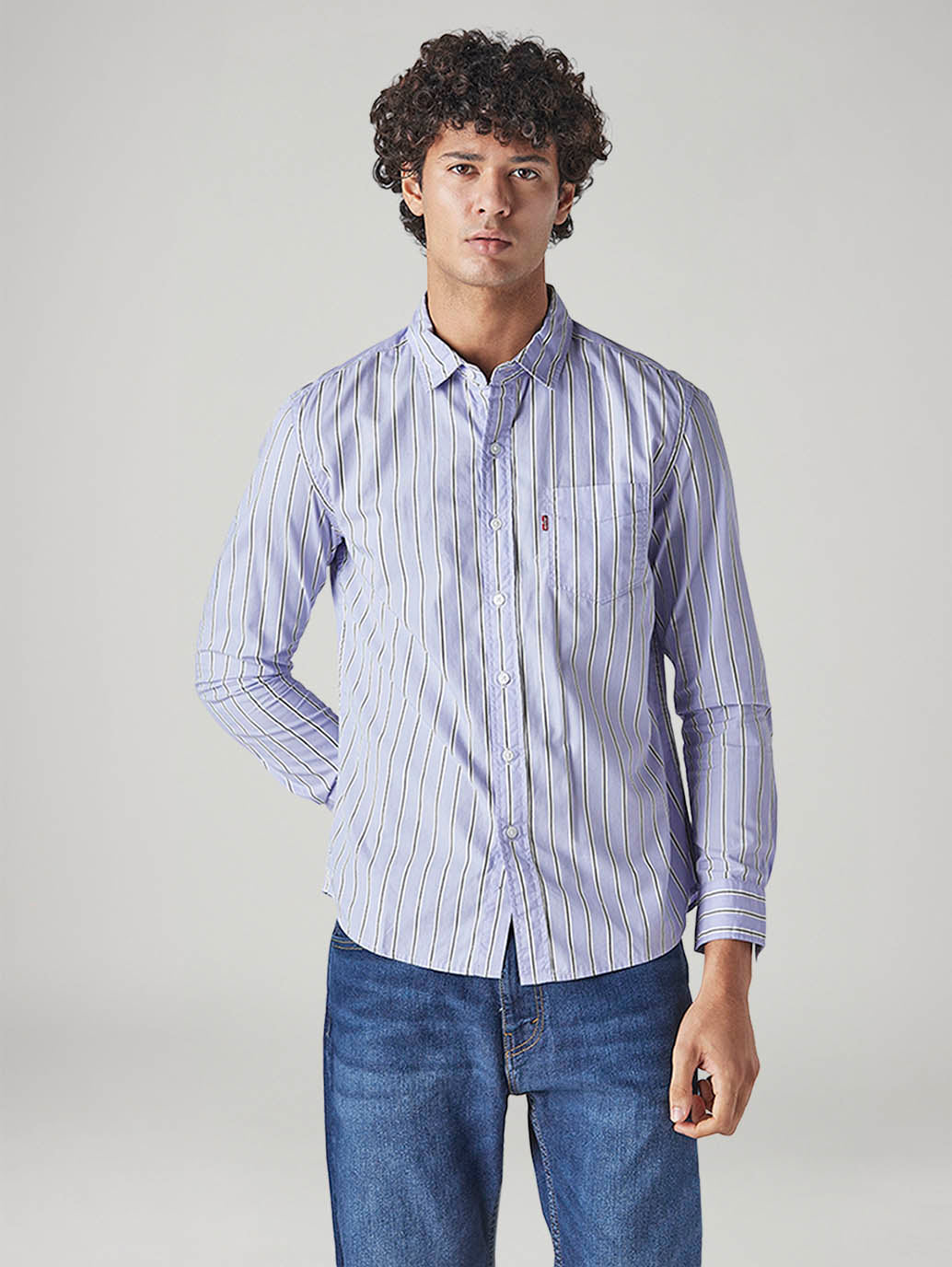 Men's Striped Slim Fit Shirt