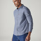Men's Solid Slim Fit Overdyed Chambray Shirt - Side View