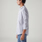 Men's Striped Slim Fit Shirt - Side View