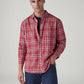 Men's Checkered Slim Fit Oxford Shirt - Styleshot View