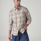 Men's Checkered Slim Fit Oxford Shirt - Styleshot View