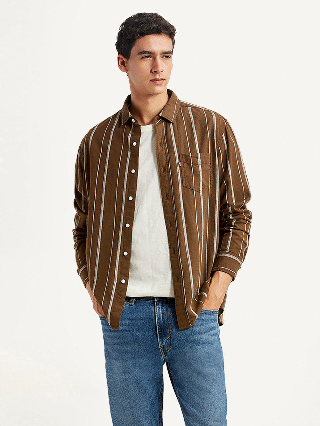 Men's Striped Slim Fit Shirt