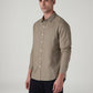 Men's Solid Slim Fit Oxford Shirt - 20 View