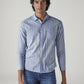 Men's Checkered Slim Fit Poplin Shirt - 20 View