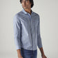 Men's Checkered Slim Fit Poplin Shirt - 20 View