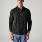 Men's Solid Slim Fit Oxford Shirt - Front View
