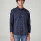 Men's Solid Slim Fit Shirt - Front View
