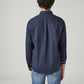 Men's Solid Slim Fit Shirt - Back View