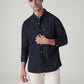 Men's Solid Slim Fit Poplin Shirt - Styleshot View