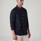 Men's Solid Slim Fit Poplin Shirt - Side View