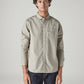 Men's Solid Slim Fit Poplin Shirt - Front View
