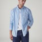 Men's Striped Slim Fit Poplin Shirt - Styleshot View