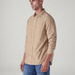 Men's Striped Slim Fit Poplin Shirt - Side View