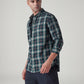 Men's Checkered Slim Fit Shirt - Styleshot View