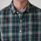 Men's Checkered Slim Fit Shirt - Detail View