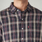 Men's Checkered Slim Fit Shirt - Detail View