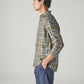 Men's Checkered Slim Fit Shirt - Side View