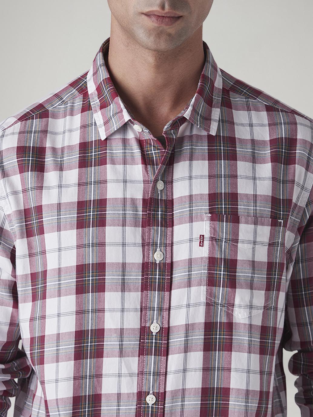 Men's Checkered Slim Fit Shirt - 20 View