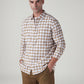 Men's Checkered Slim Fit Dobby Shirt - Styleshot View
