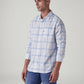 Men's Checkered Slim Fit Dobby Shirt - Side View