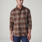Men's Checkered Slim Fit Dobby Shirt - Styleshot View