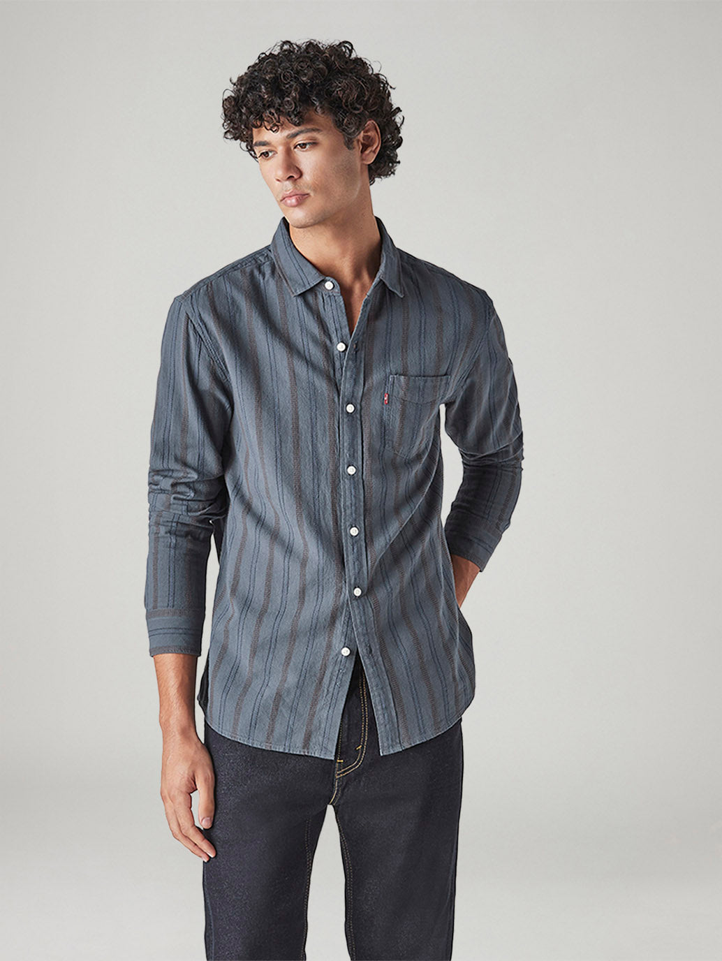 Men's Striped Slim Fit Shirt