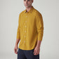 Men's Striped Slim Fit Dobby Shirt - Side View