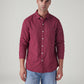 Men's Striped Slim Fit Dobby Shirt - Front View