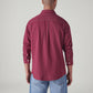 Men's Striped Slim Fit Dobby Shirt - Back View