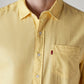 Men's Solid Slim Fit Shirt - Detail View