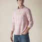 Men's Checkered Slim Fit Linen Shirt - 949e99ad-f4a6-44b2-8c58-b3e212bf9b01 View