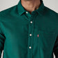 Men's Solid Slim Fit Oxford Shirt - 20 View