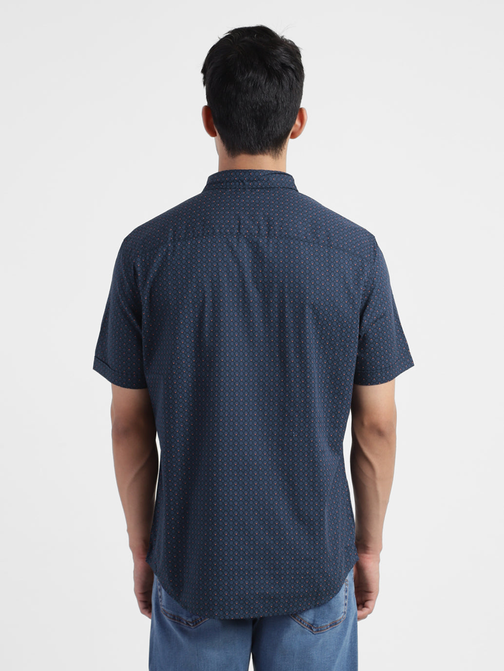 Men's Printed Slim Fit Shirt - e9a69e03-d85a-4ab5-9749-d5e7532e6684 View