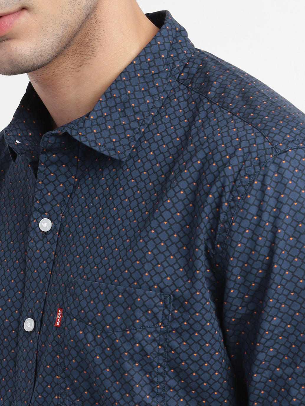 Men's Printed Slim Fit Shirt - 3a5f4dea-1b56-448f-8dc2-e53448a5e01b View