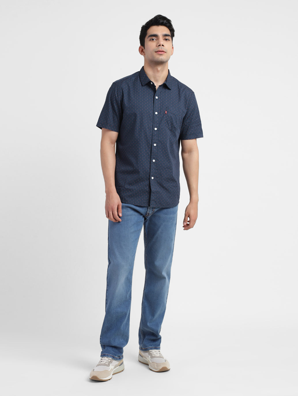Men's Printed Slim Fit Shirt - 5c8f7209-abe5-41e9-b966-f662b0c4f4c4 View
