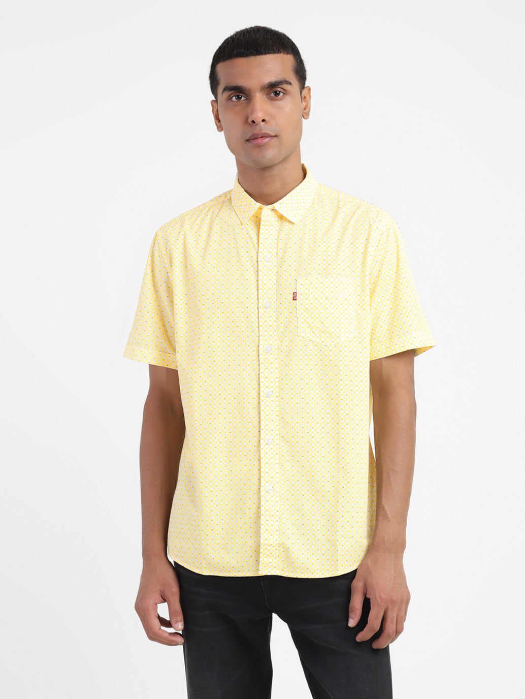Men's Printed Slim Fit Shirt - 0f347cd2-4fd2-442e-aca2-1f8807d4fe4a View
