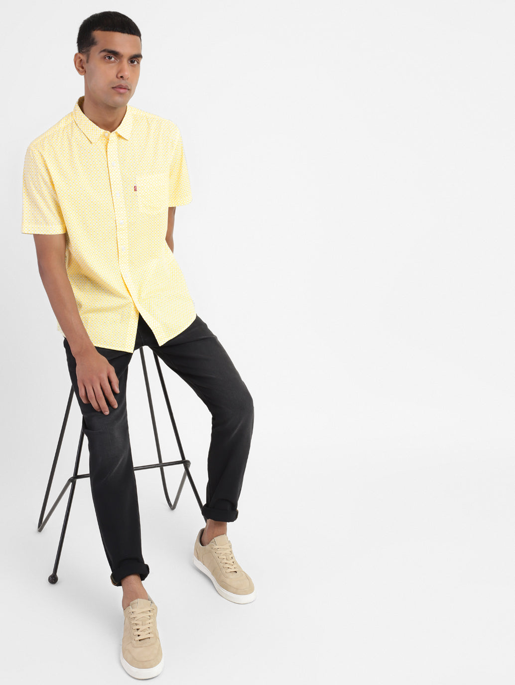 Men's Printed Slim Fit Shirt - dc2423ae-9000-4f89-a475-fa7e9fd4c015 View