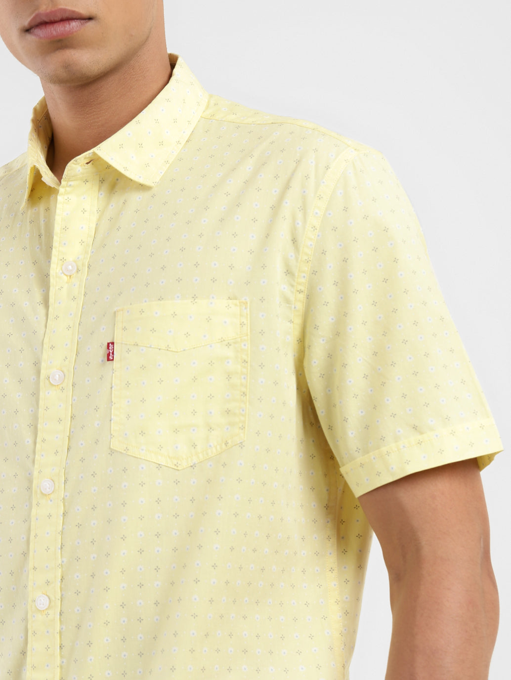 Men's Geometric Print Slim Fit Shirt - 749c15fc-c9fd-42a2-ad1a-25870b80cc42 View