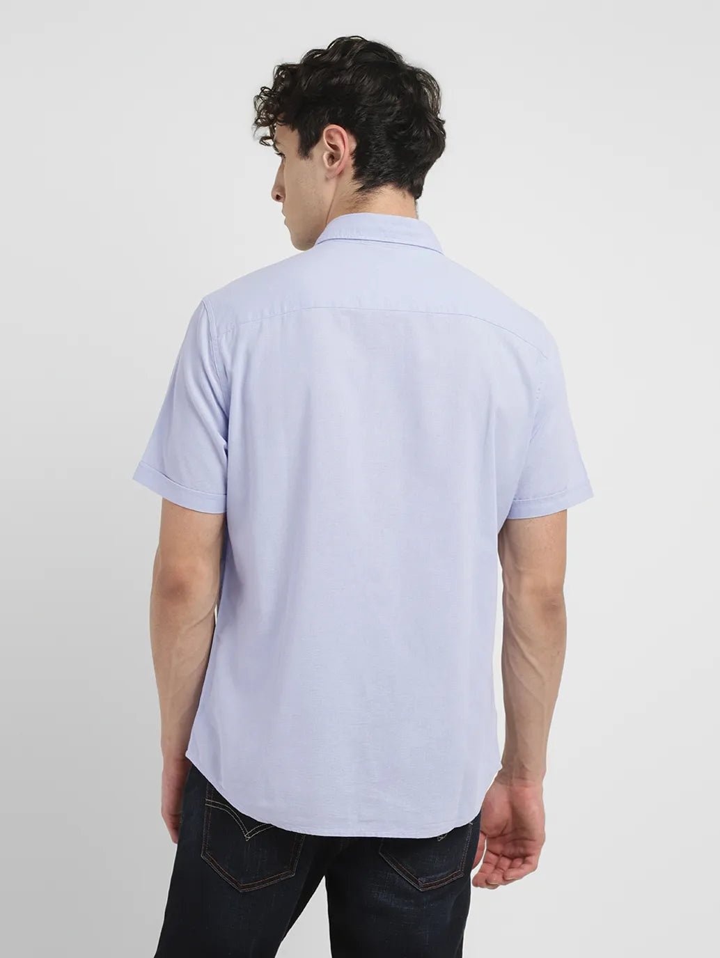 Men's Solid Slim Fit Shirt - 56ff3d46-5456-4533-bc8c-e990089169a8 View