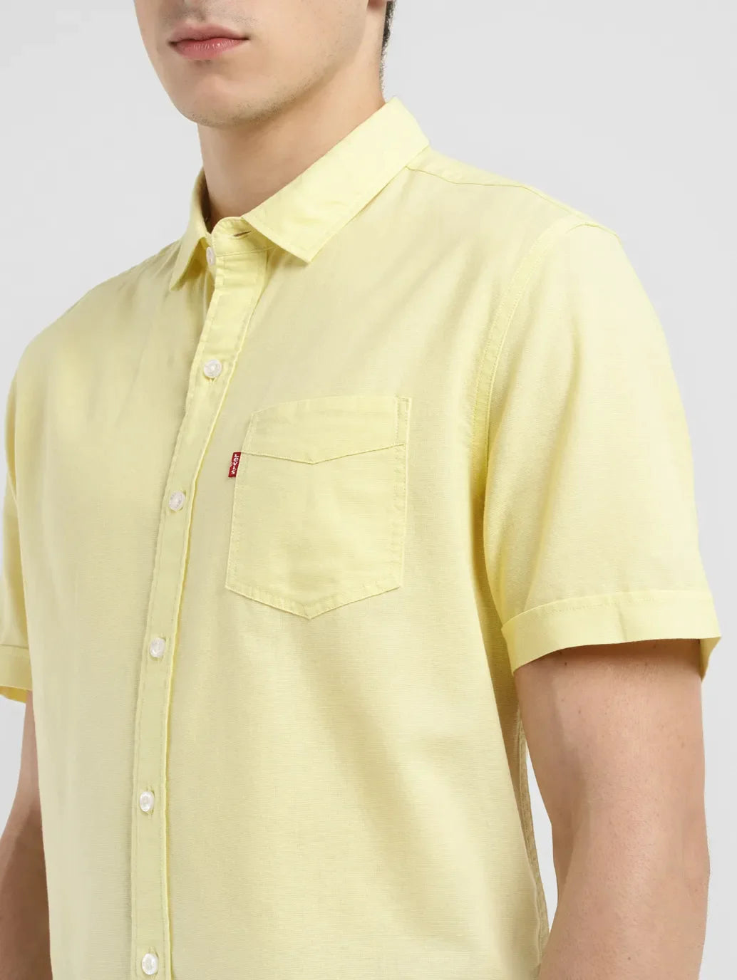 Men's Solid Slim Fit Shirt - 49a7b566-50b3-4be3-a638-24a2cf43269a View