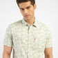 Men's All Over Printed Slim Fit Shirt - FrontDetails View