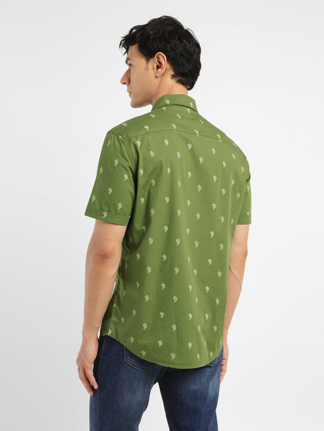 Men's All Over Printed Slim Fit Shirt - 4aae66dd-1c03-4edd-a65c-b1c2473aaaa1 View