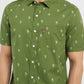 Men's All Over Printed Slim Fit Shirt - FrontDetails View