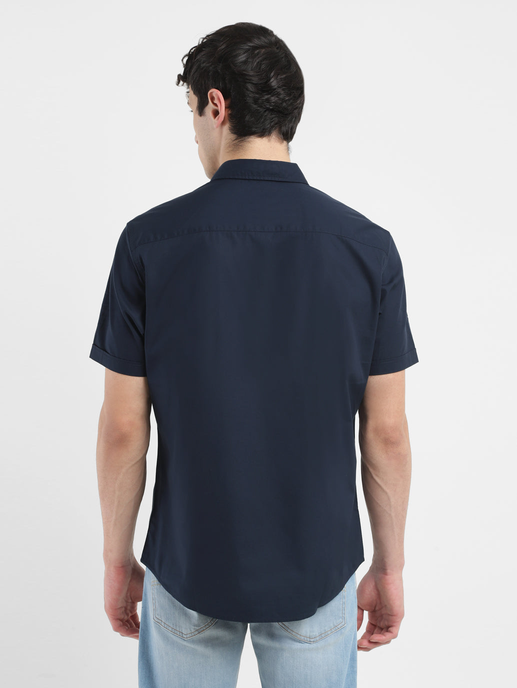 Men's Solid Slim Fit Shirt - c951fea7-c8c7-403d-809b-ada23117a537 View